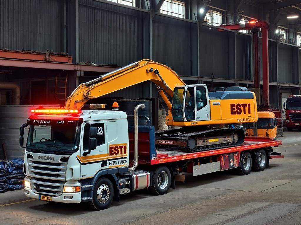 BERAS machine mover relocating heavy plant